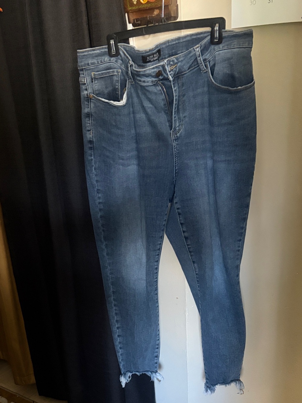 High-Rise Slim Women's Jeans in Blue Denim